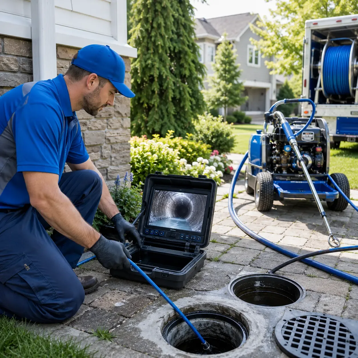 Outdoor drain cleaning professionals serving Revelo, KY
